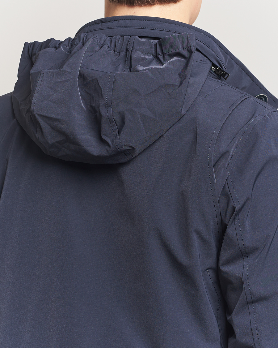 Herre | Jakker | Herno | Soft Nylon Field Jacket Navy