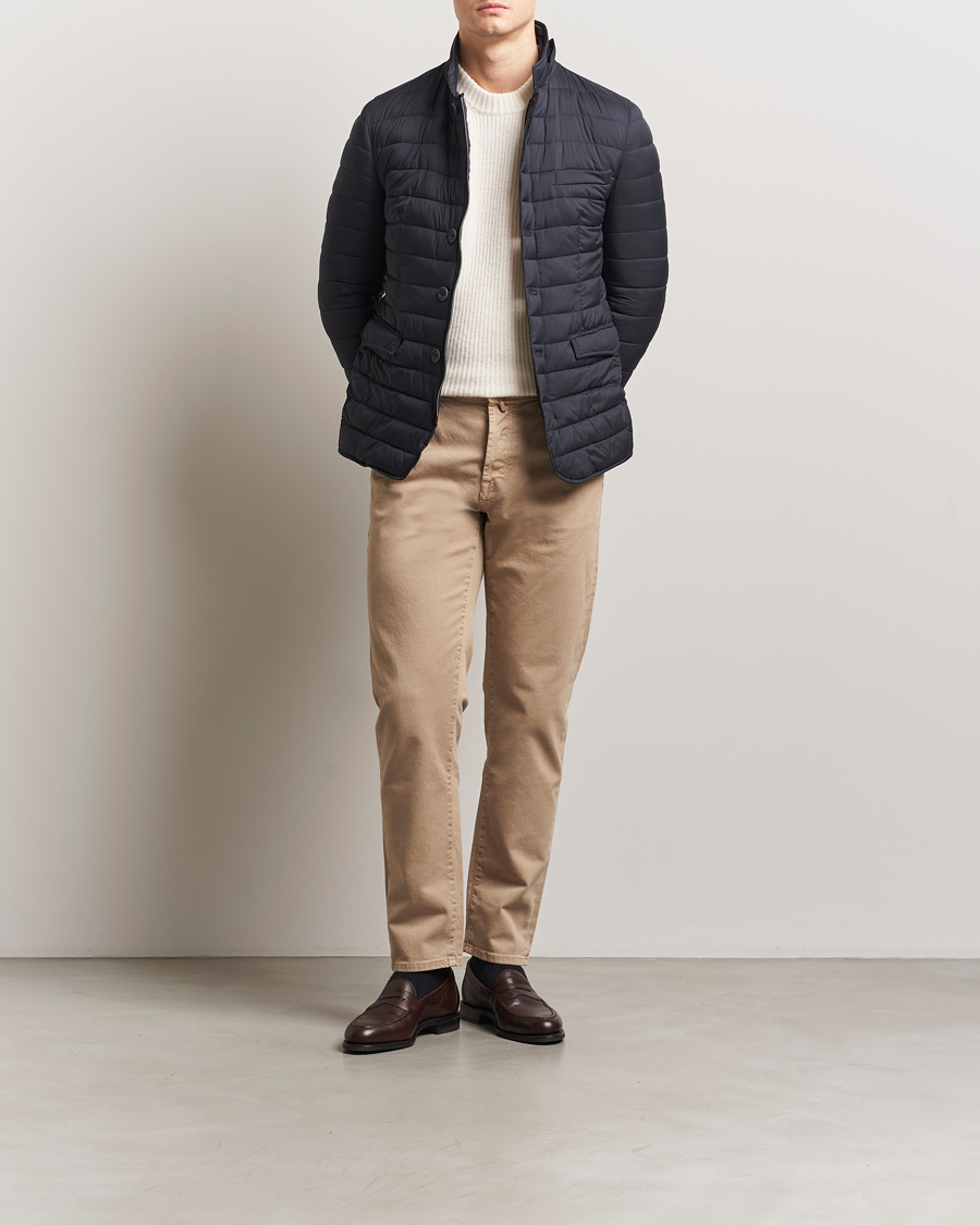 Herre | Jakker | Herno | Nuage Matt Nylon Blazer Navy
