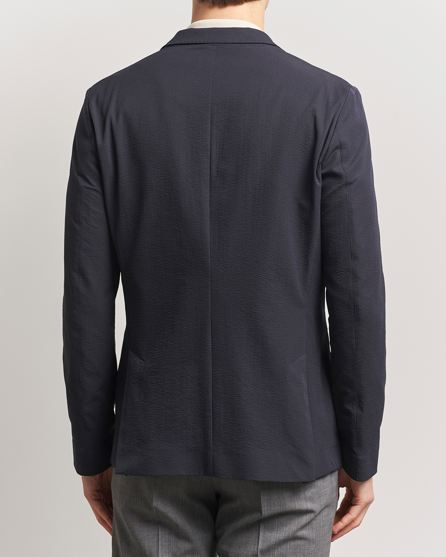 Herre | Dressjakker | Herno | Seersucker Blazer Navy