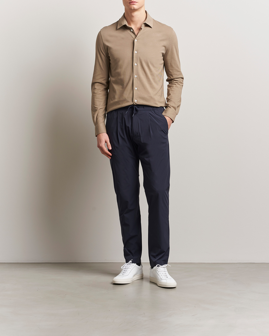 Herre | Bukser | Herno | Nylon Drawstring Pants Navy