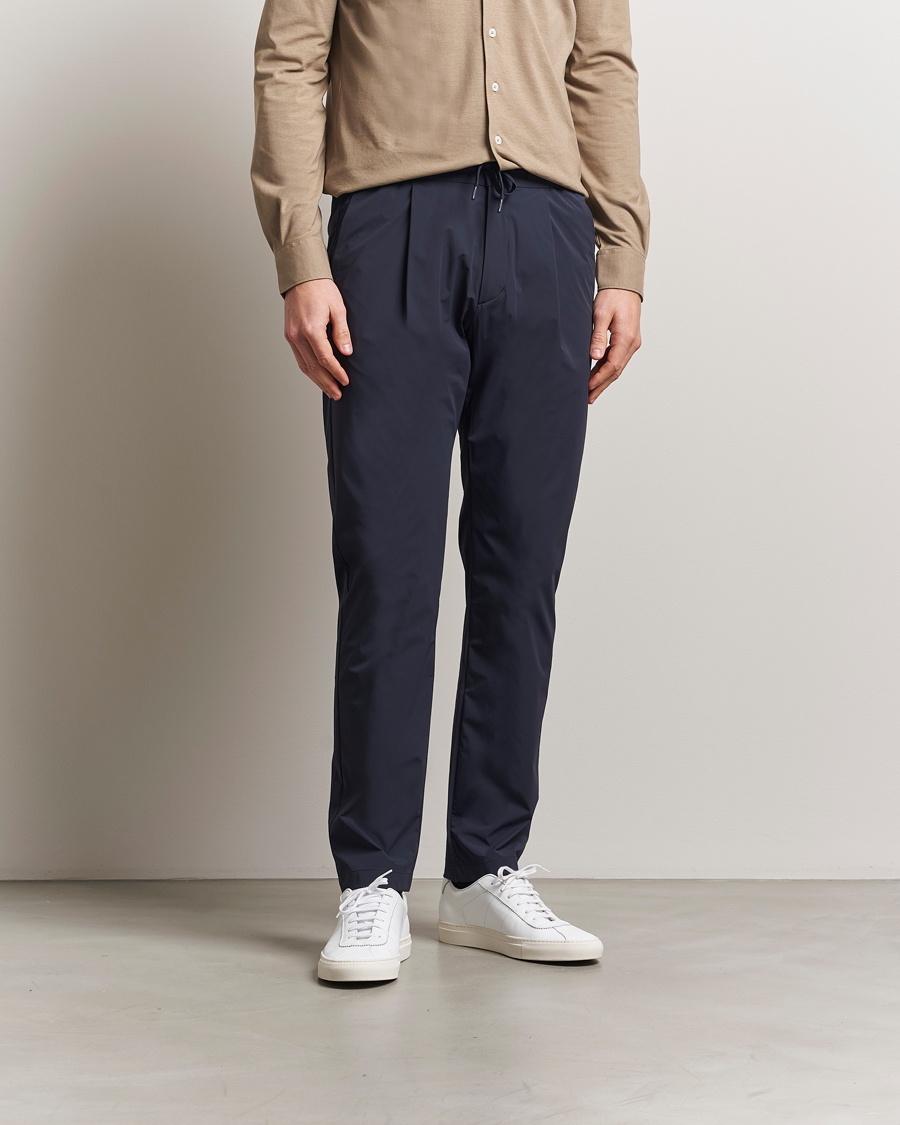 Herre | Bukser | Herno | Nylon Drawstring Pants Navy