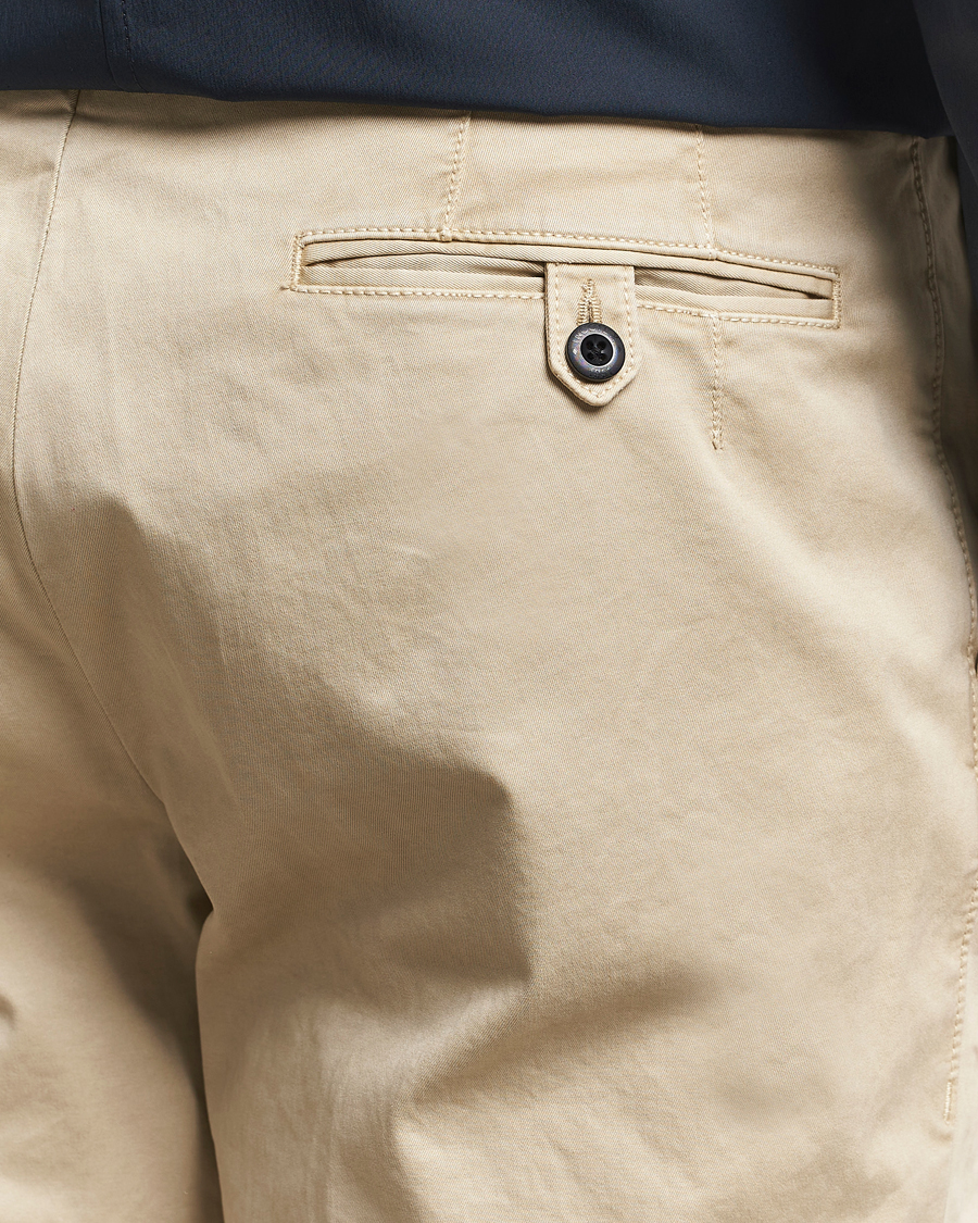 Herre | Bukser | Incotex | Tapered Fit Pleated Slacks Light Beige
