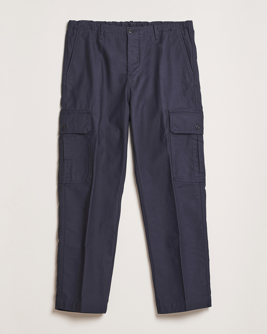 Herre | Bukser | Incotex | Regular Fit Cargo Pants Navy