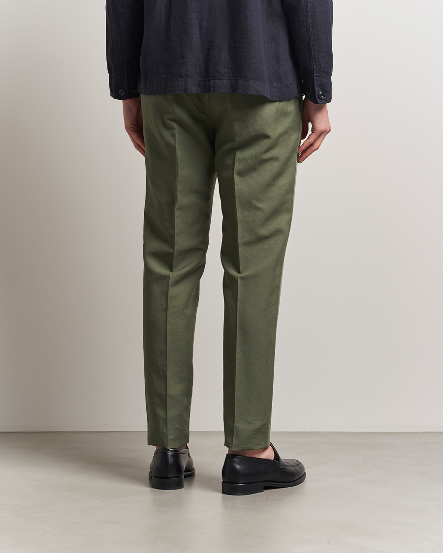 Herre | Bukser | Incotex | Slim Fit Chinolino Trousers Green
