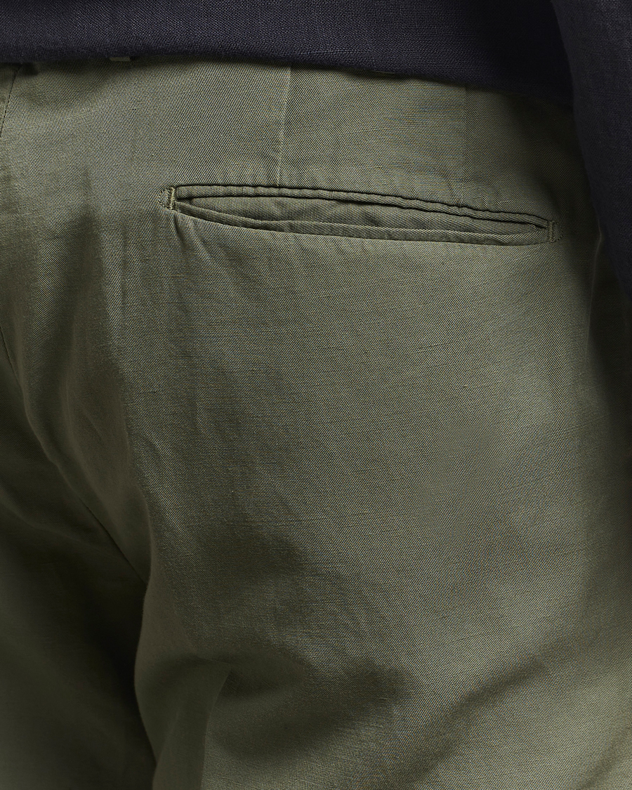 Herre | Bukser | Incotex | Slim Fit Chinolino Trousers Green