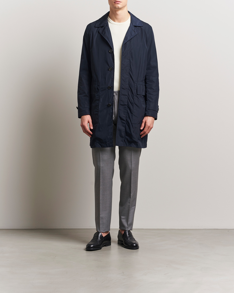 Herre | Bukser | Incotex | Slim Fit Super 100s Wool Trousers Light Grey