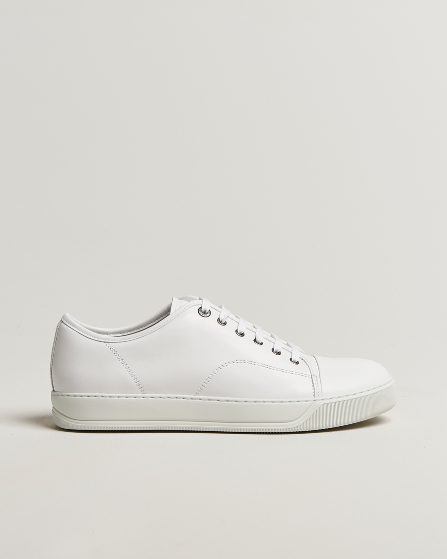 Herre | Sneakers | Lanvin | Nappa Cap Toe Sneaker White