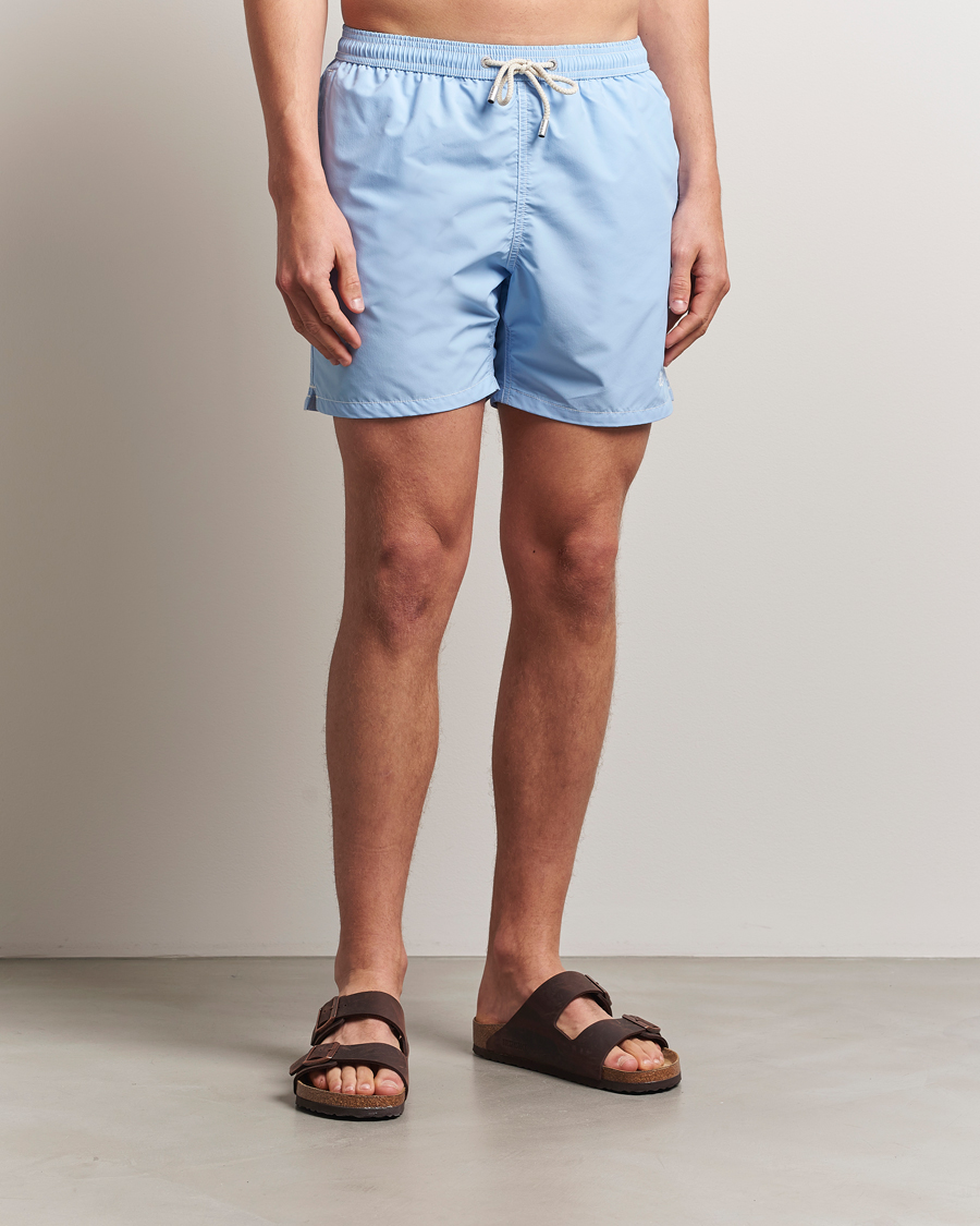 Herre | Badeshorts | MC2 Saint Barth | Nylon Swim Shorts Sky Blue