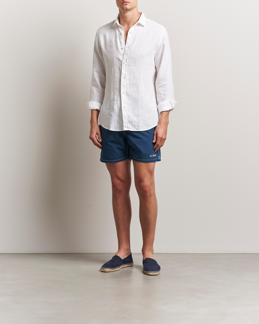 Herre | Badeshorts | MC2 Saint Barth | Nylon Swim Shorts Navy