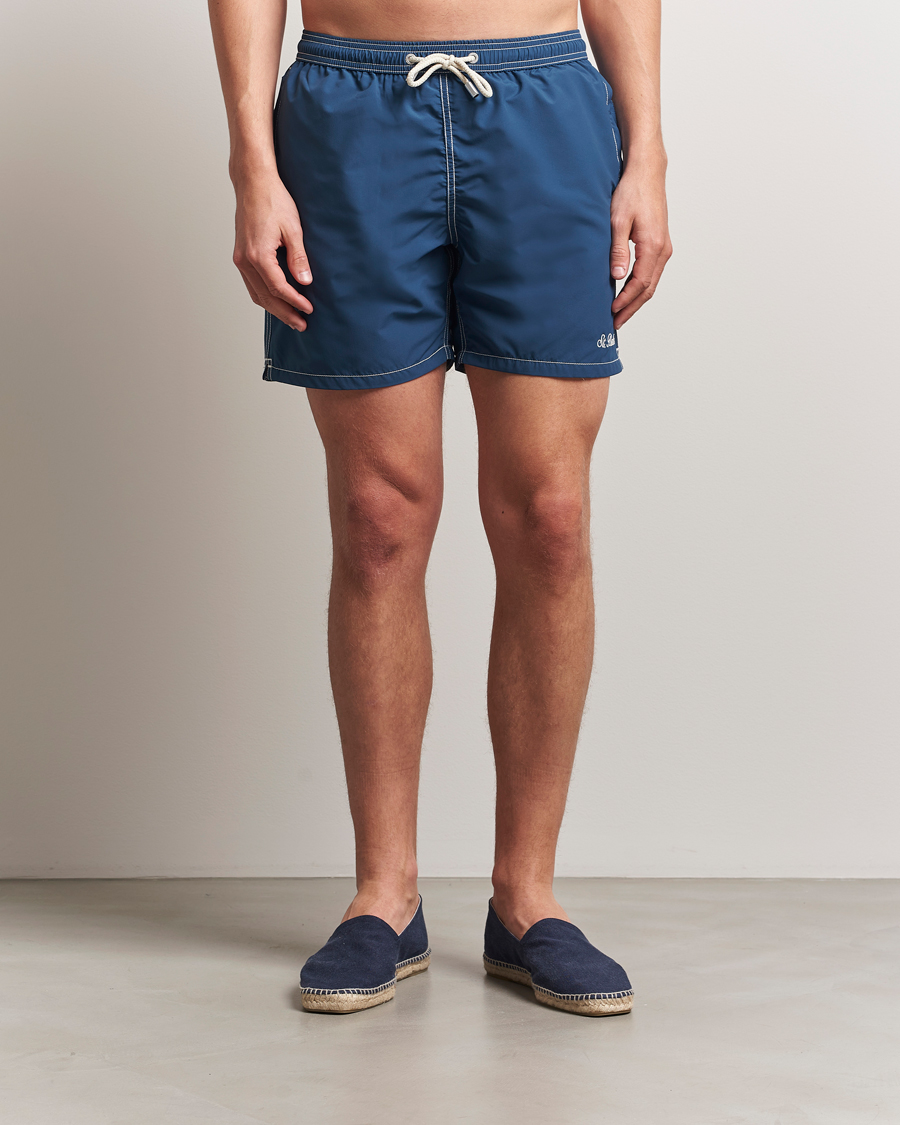 Herre | Badeshorts | MC2 Saint Barth | Nylon Swim Shorts Navy