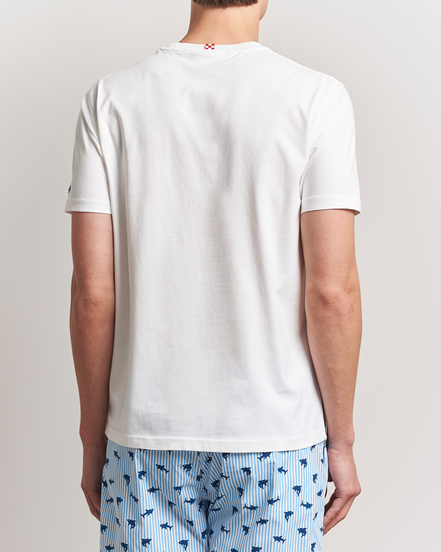 Herre | T-Shirts | MC2 Saint Barth | Printed Cotton T-Shirt Spiaggina