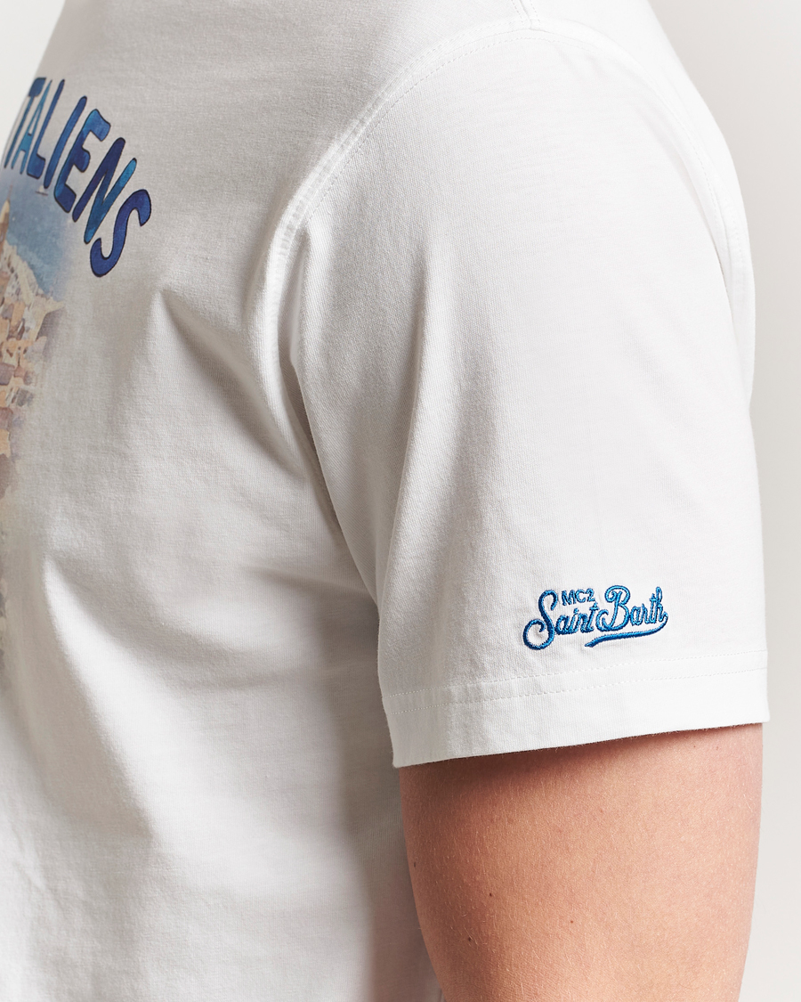 Herre | T-Shirts | MC2 Saint Barth | Printed Cotton T-Shirt Italiennes