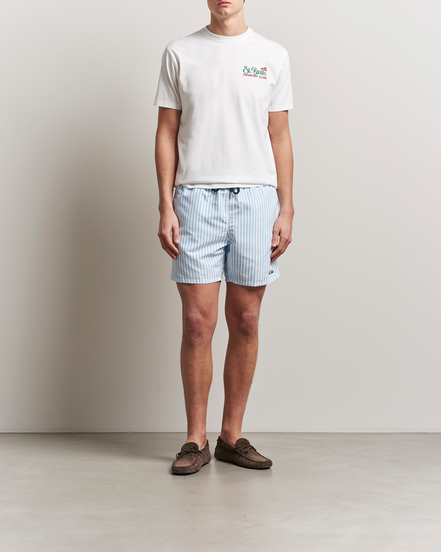 Herre | T-Shirts | MC2 Saint Barth | Printed Cotton T-Shirt Country Golf