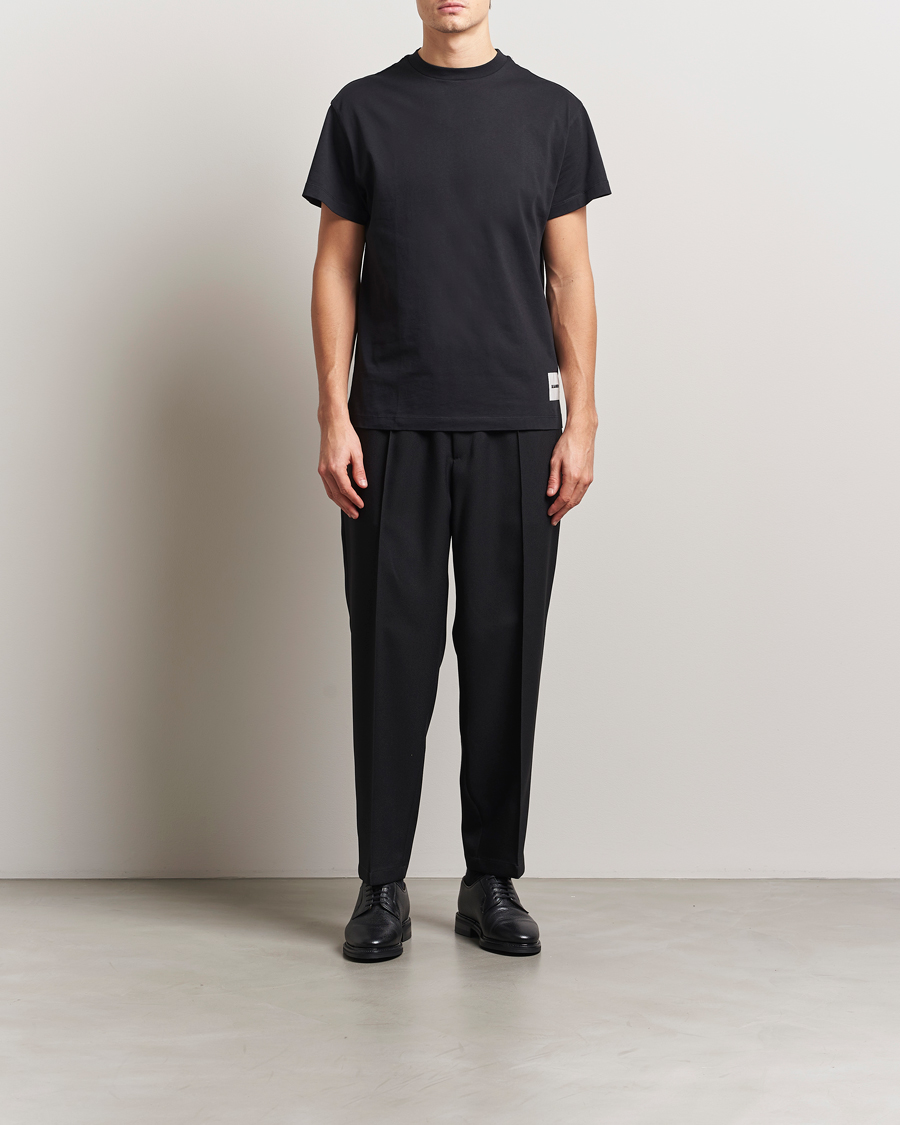 Herre | T-Shirts | Jil Sander | 3-Pack Short Sleeve T-Shirts Black