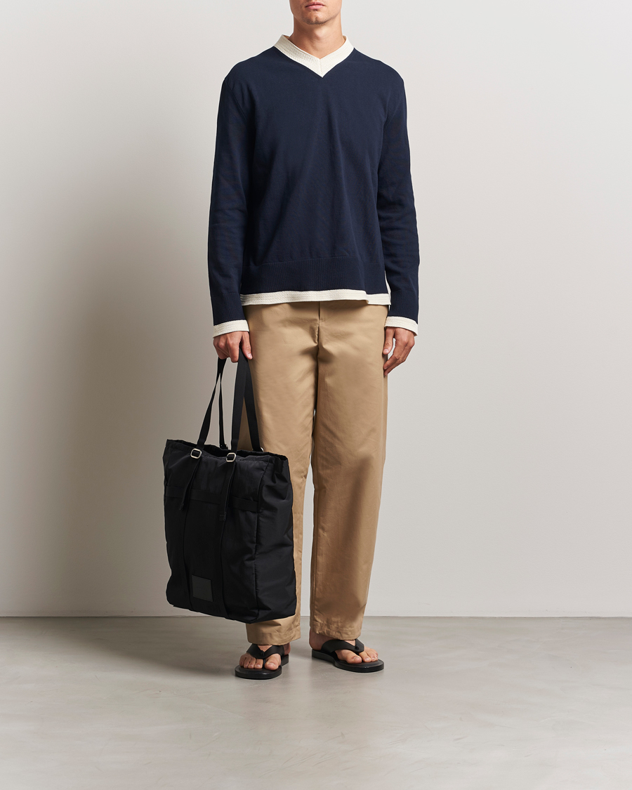 Herre | Bukser | Jil Sander | Organic Cotton Trousers Khaki