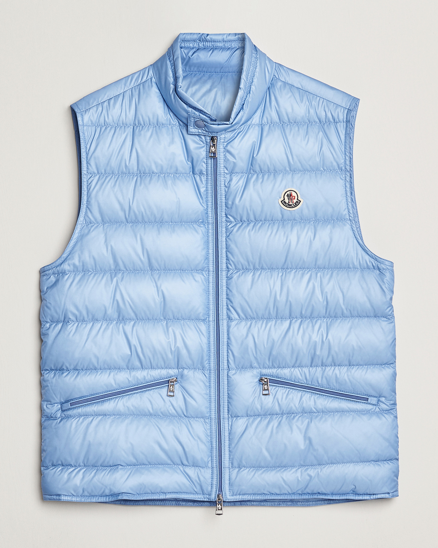 Herre | Vester | Moncler | Gui Vest Light Blue