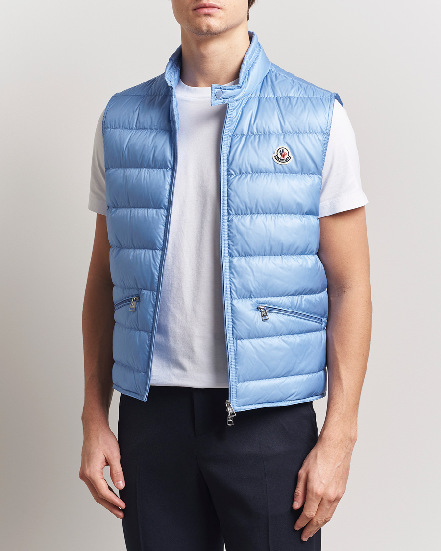 Herre | Vester | Moncler | Gui Vest Light Blue