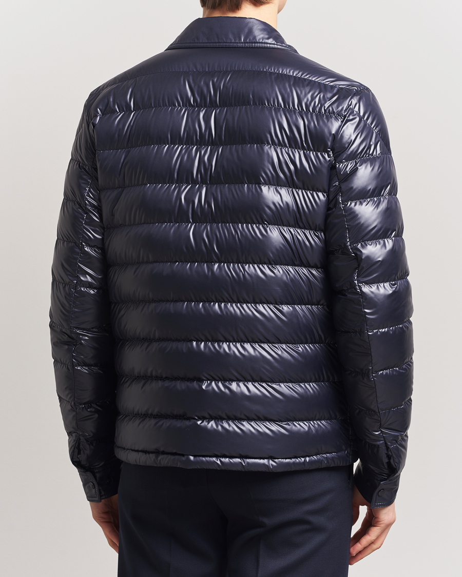 Herre | Jakker | Moncler | Chambly Down Shirt Jacket Navy