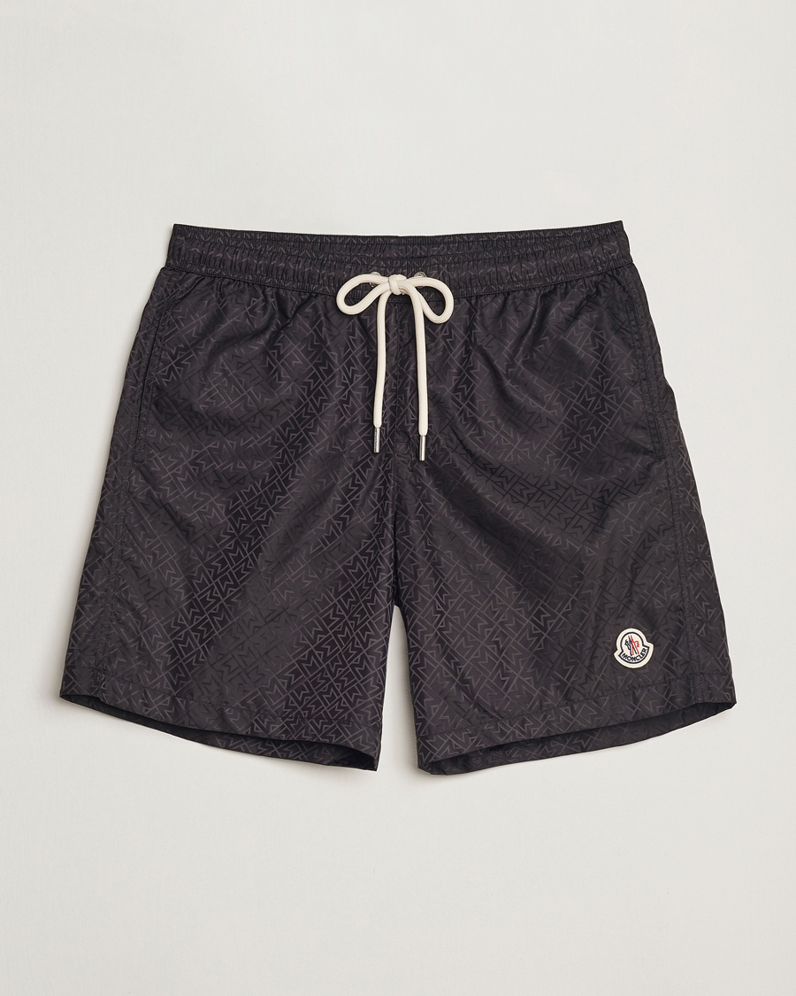 Herre | Badeshorts | Moncler | Monogram Swim Shorts Black