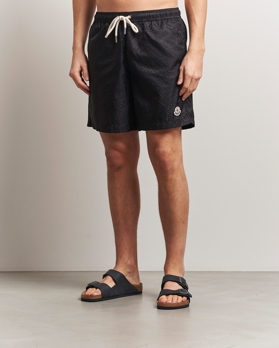 Herre | Badeshorts | Moncler | Monogram Swim Shorts Black