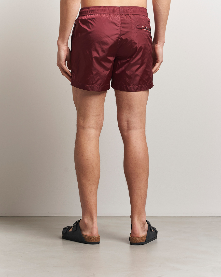 Herre | Badeshorts | Moncler | Nylon Swim Shorts Burgundy
