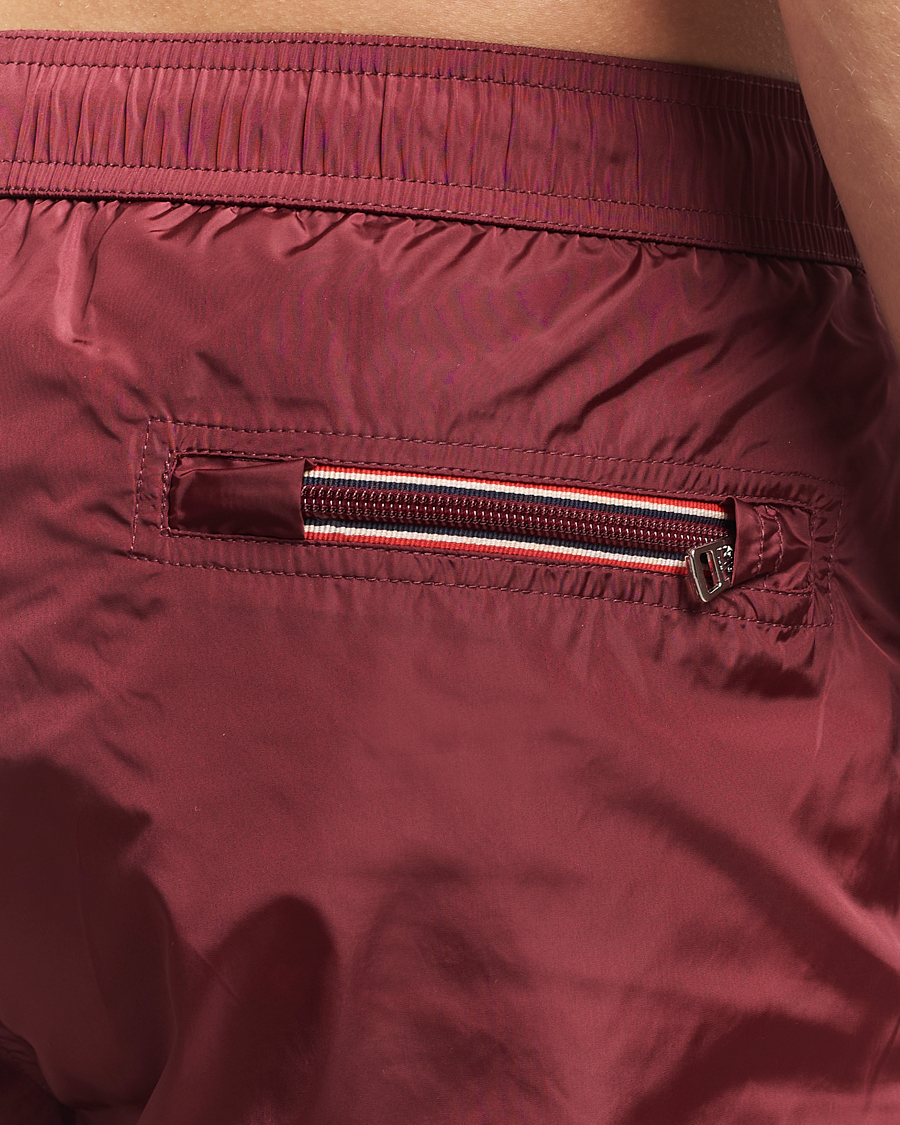 Herre | Badeshorts | Moncler | Nylon Swim Shorts Burgundy