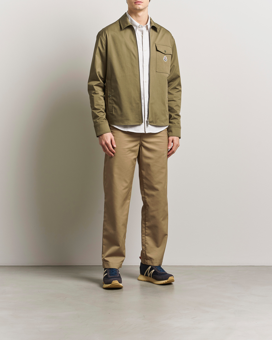 Herre | Skjorter | Moncler | Zip Overshirt Olive