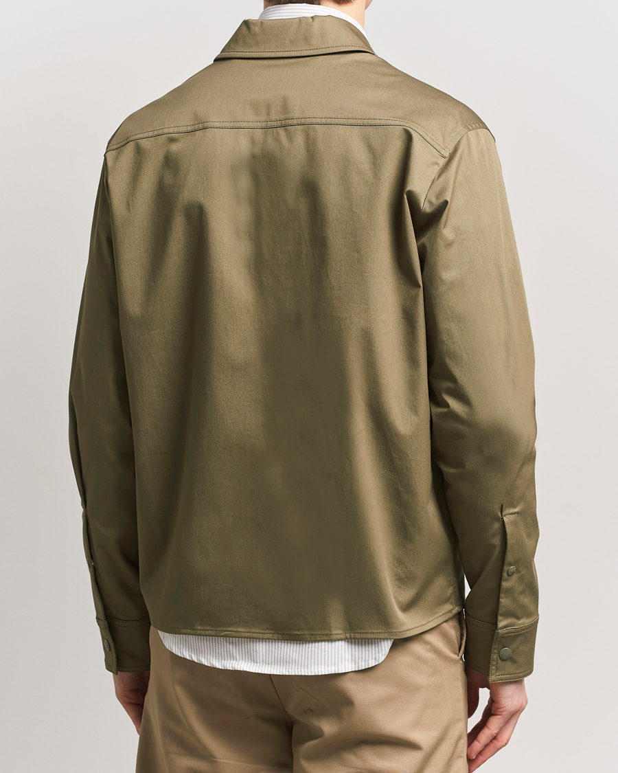 Herre | Skjorter | Moncler | Zip Overshirt Olive