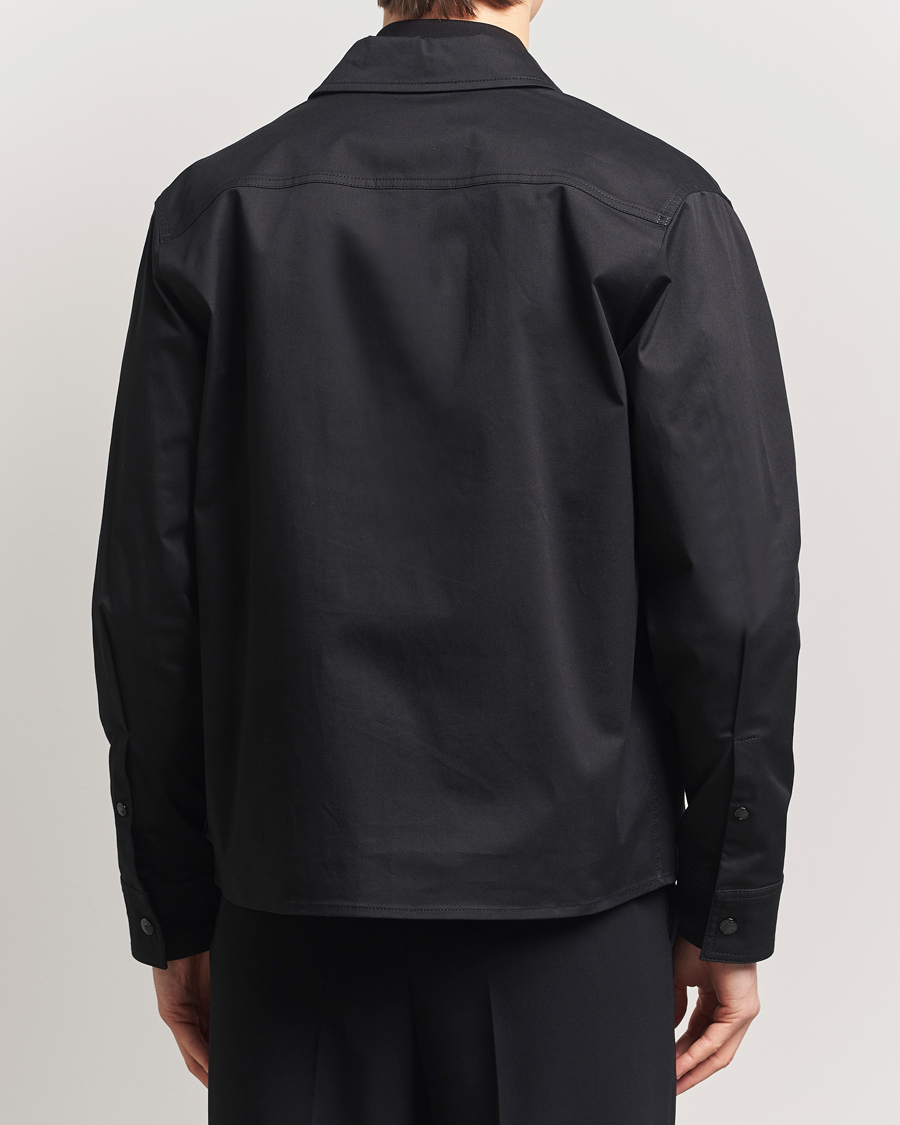 Herre | Skjorter | Moncler | Zip Overshirt Black