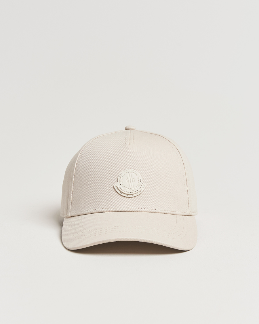 Herre | Hatter og capser | Moncler | Tonal Logo Cap Beige