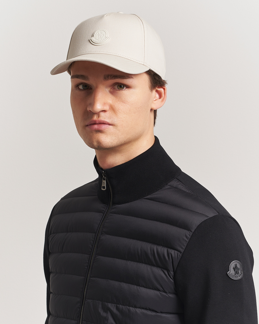 Herre | Hatter og capser | Moncler | Tonal Logo Cap Beige