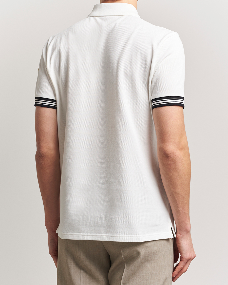 Herre | Pikéer | Moncler | Letters Logo Polo White