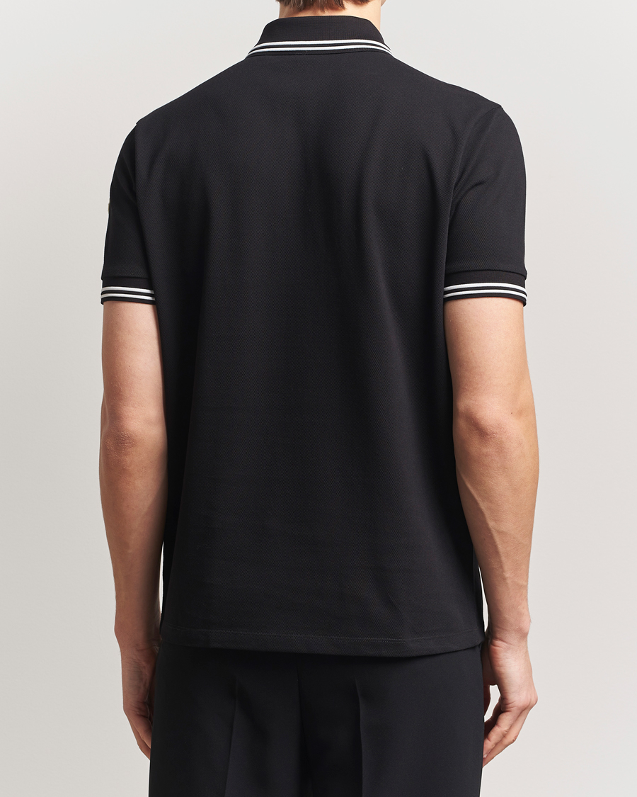 Herre | Pikéer | Moncler | Contrast Rib Polo Black