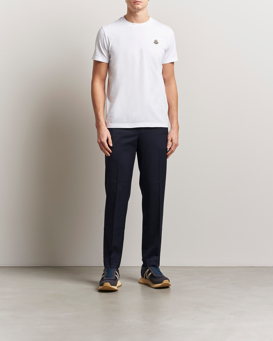 Herre | T-Shirts | Moncler | 3-pack Logo T-Shirts White