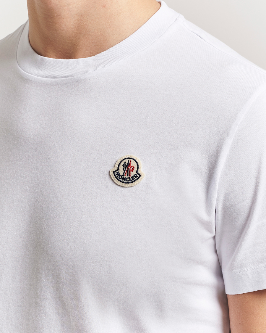Herre | T-Shirts | Moncler | 3-pack Logo T-Shirts White