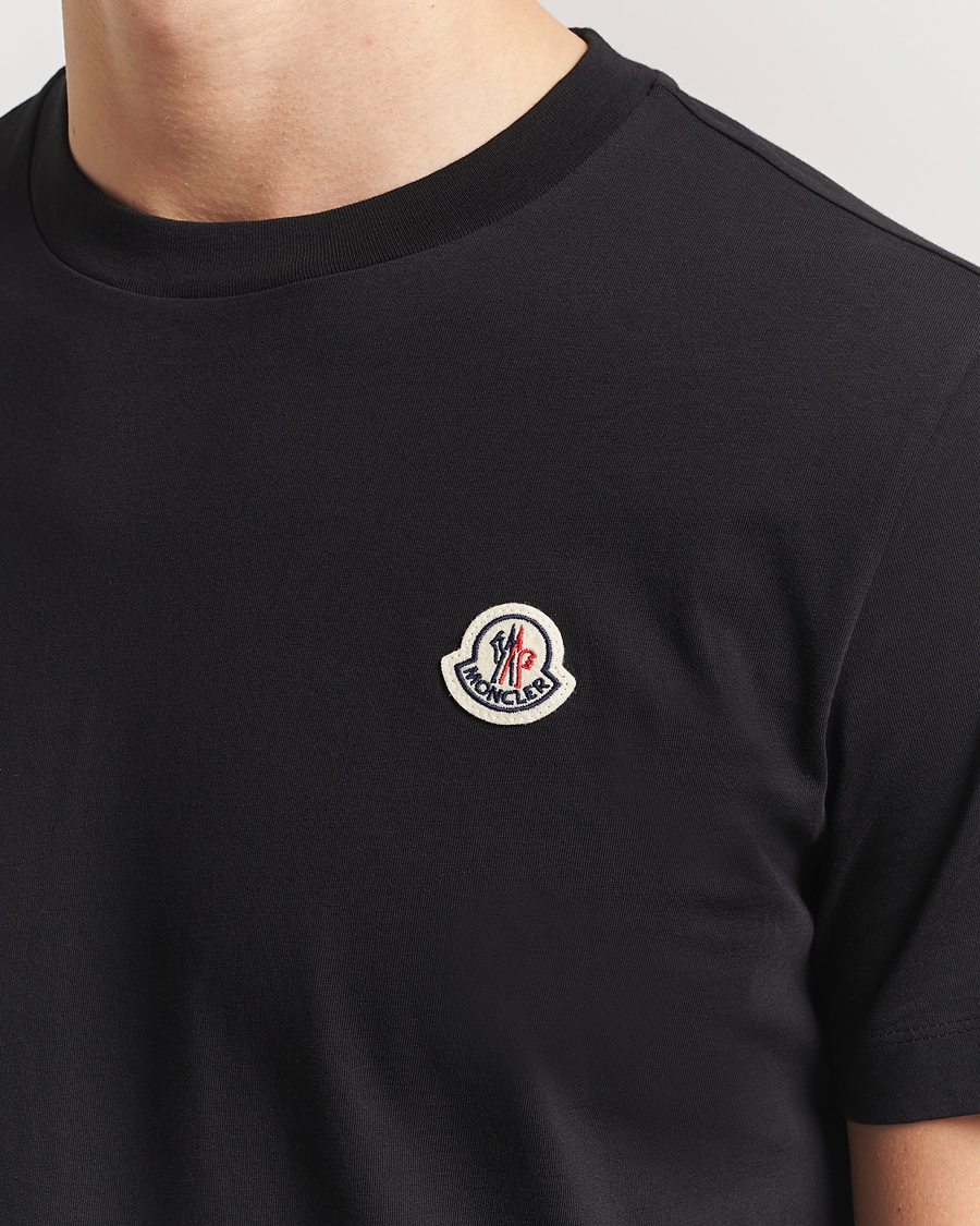 Herre | T-Shirts | Moncler | 3-pack Logo T-Shirts Black