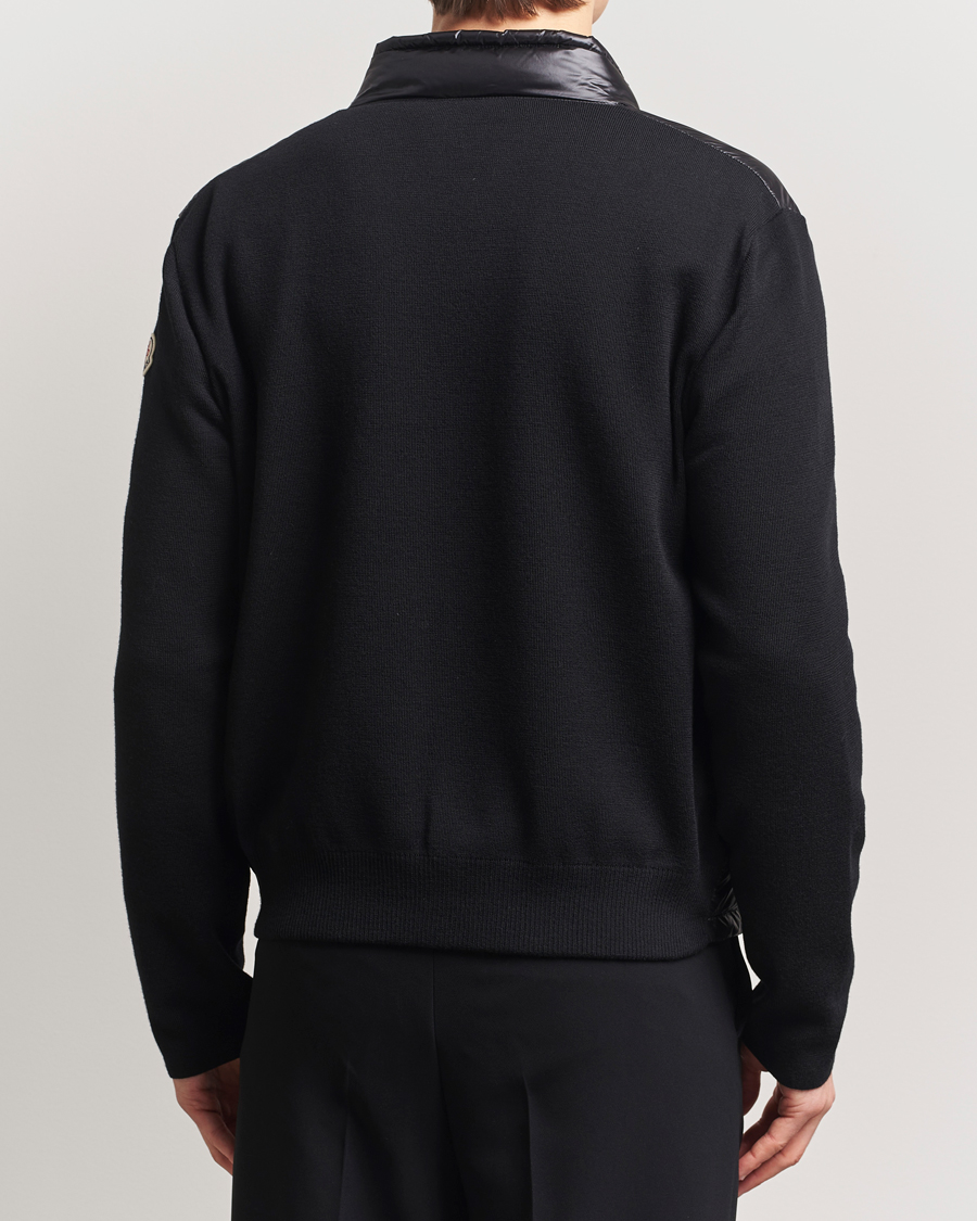 Herre | Gensere | Moncler | Hybrid Zip Cardigan Black