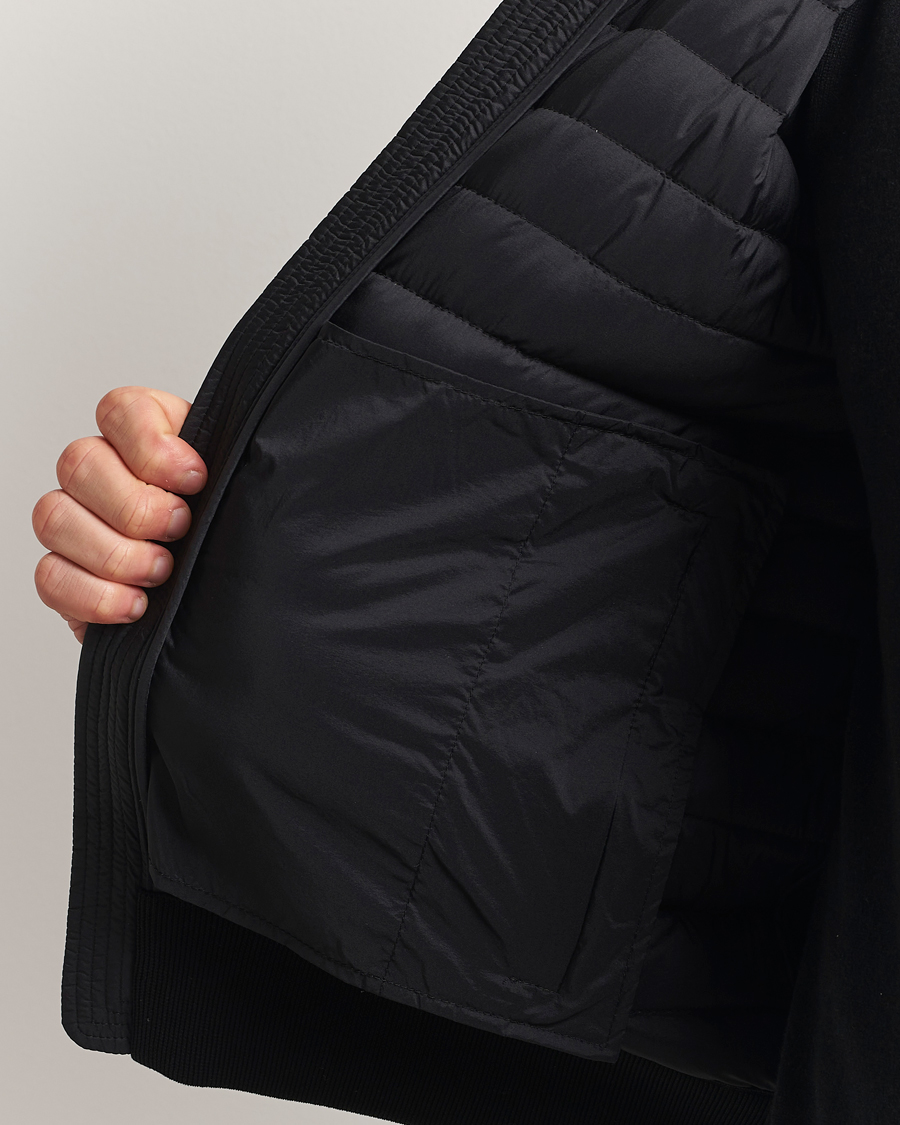 Herre | Gensere | Moncler | Hybrid Zip Cardigan Black