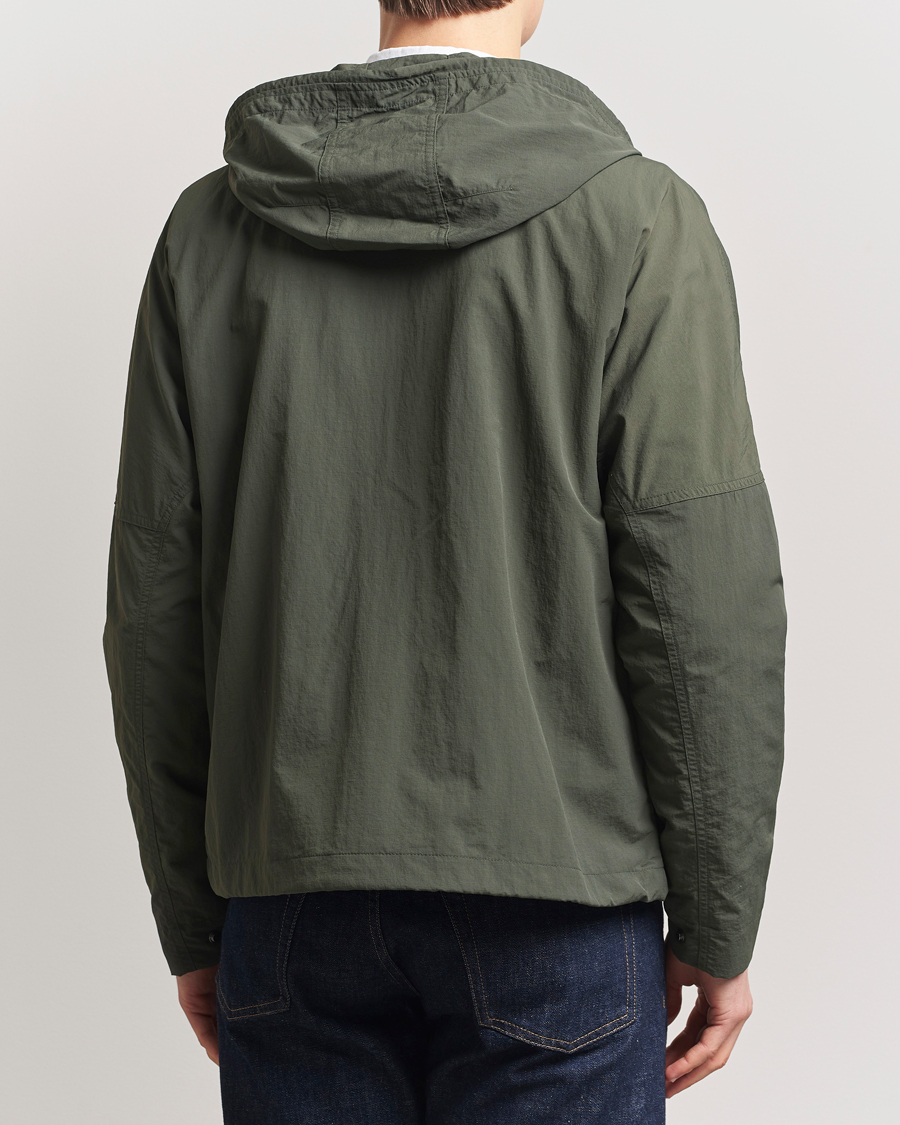 Herre | Jakker | Fred Perry | Cropped Hooded Fishing Parka Field Green