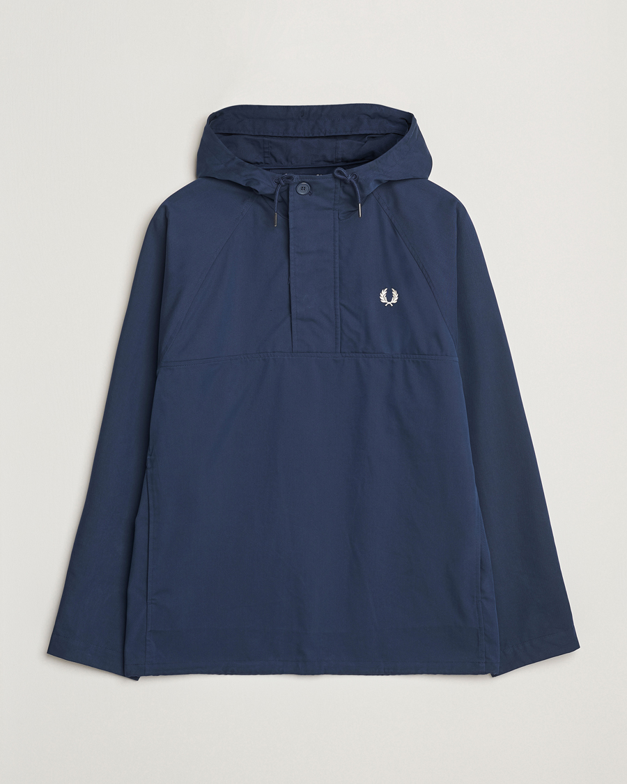 Herre | Jakker | Fred Perry | Smock Hooded Anorak Tennis Blue