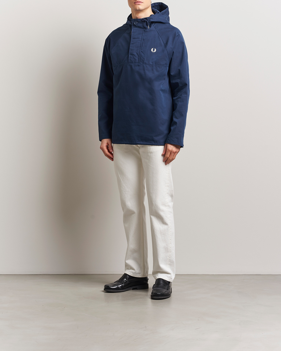 Herre | Jakker | Fred Perry | Smock Hooded Anorak Tennis Blue