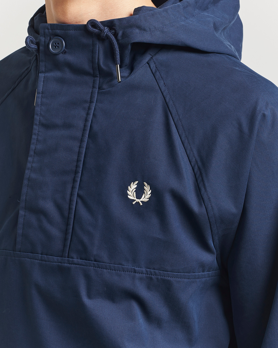 Herre | Jakker | Fred Perry | Smock Hooded Anorak Tennis Blue