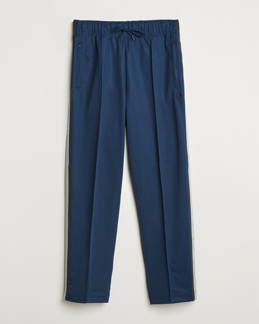 Herre | Bukser | Fred Perry | Two Color Taped Track Pants Tennis Blue