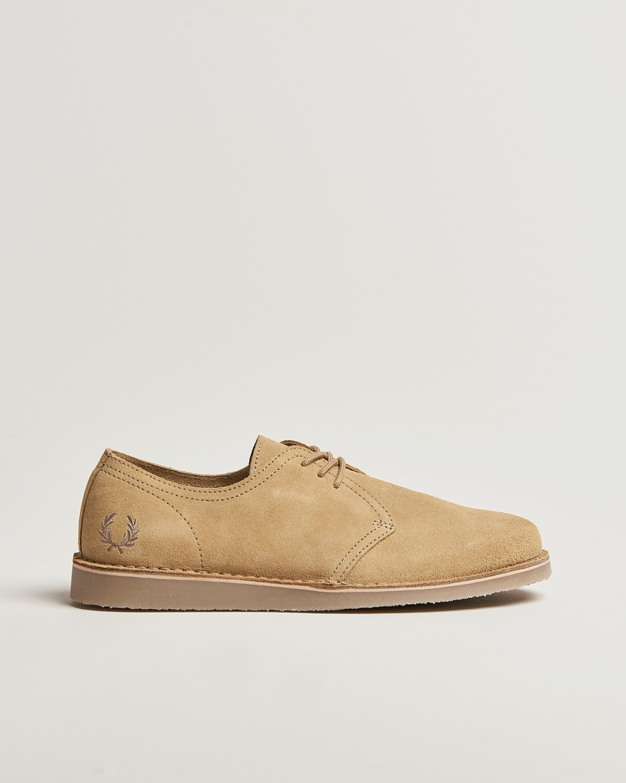Herre | Derbys | Fred Perry | Linden Suede Derby Warm Stone