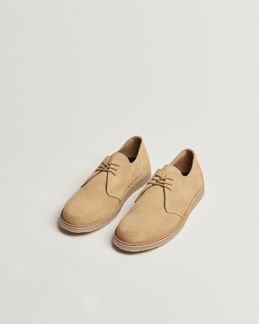 Herre | Derbys | Fred Perry | Linden Suede Derby Warm Stone