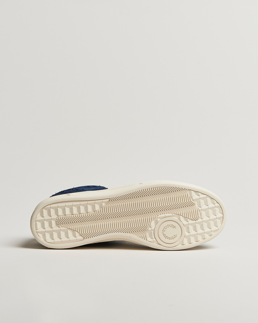 Herre | Fred Perry B4 Suede Sneaker Tennis Blue | Fred Perry | B4 Suede Sneaker Tennis Blue