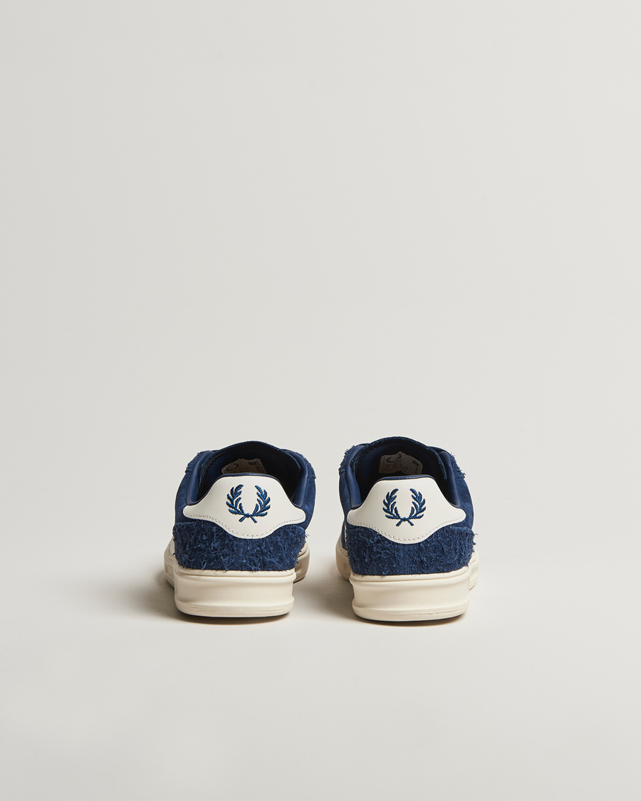 Herre | Fred Perry B4 Suede Sneaker Tennis Blue | Fred Perry | B4 Suede Sneaker Tennis Blue