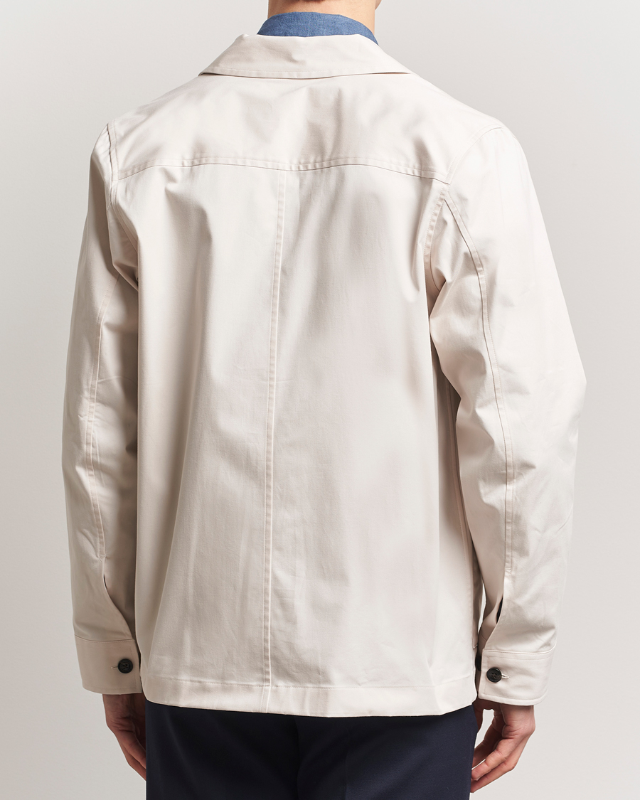 Herre | Skjorter | J.Lindeberg | Easton Cotton Overshirt Moonbeam