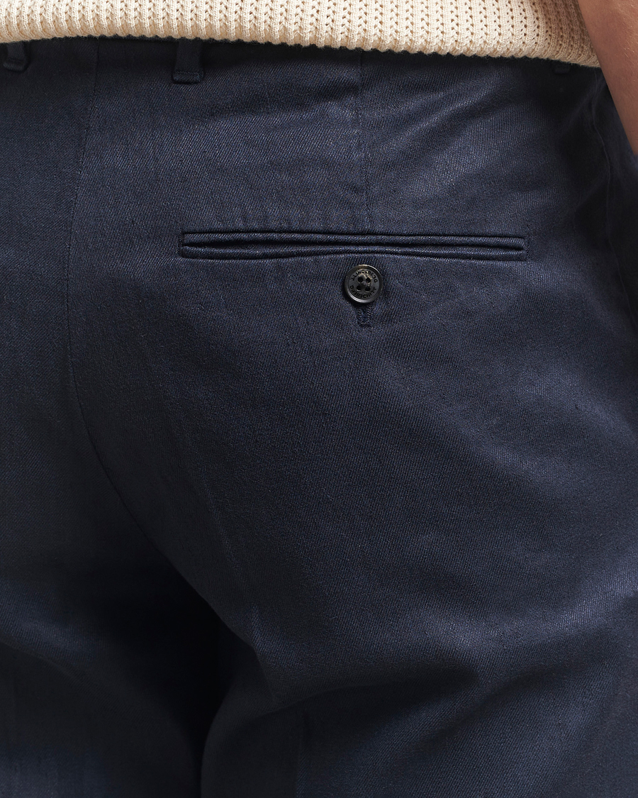 Herre | Bukser | J.Lindeberg | Lois Linen Stretch Pants Navy