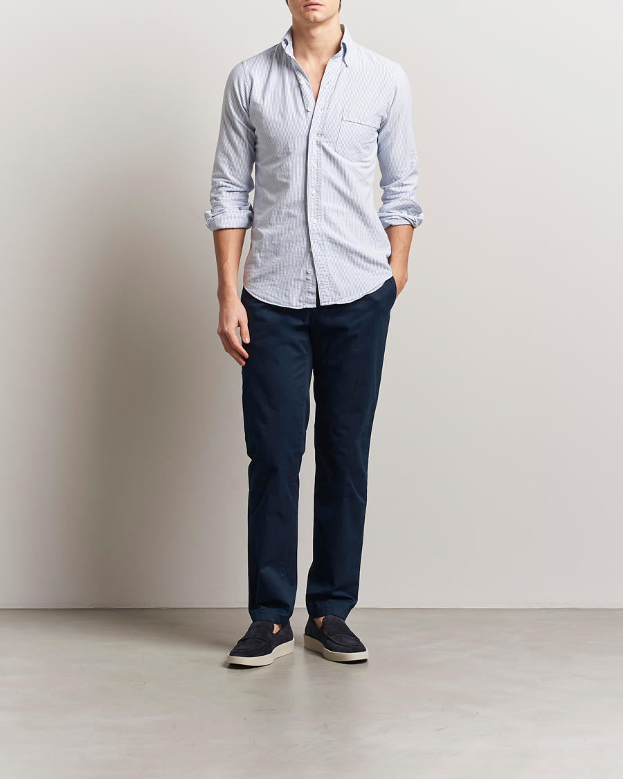 Herre | Bukser | J.Lindeberg | Ched Cloud Satin Pants Navy